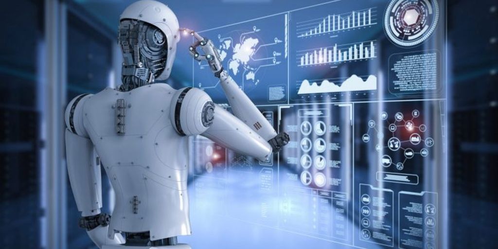industrial automation and control in a modern factory