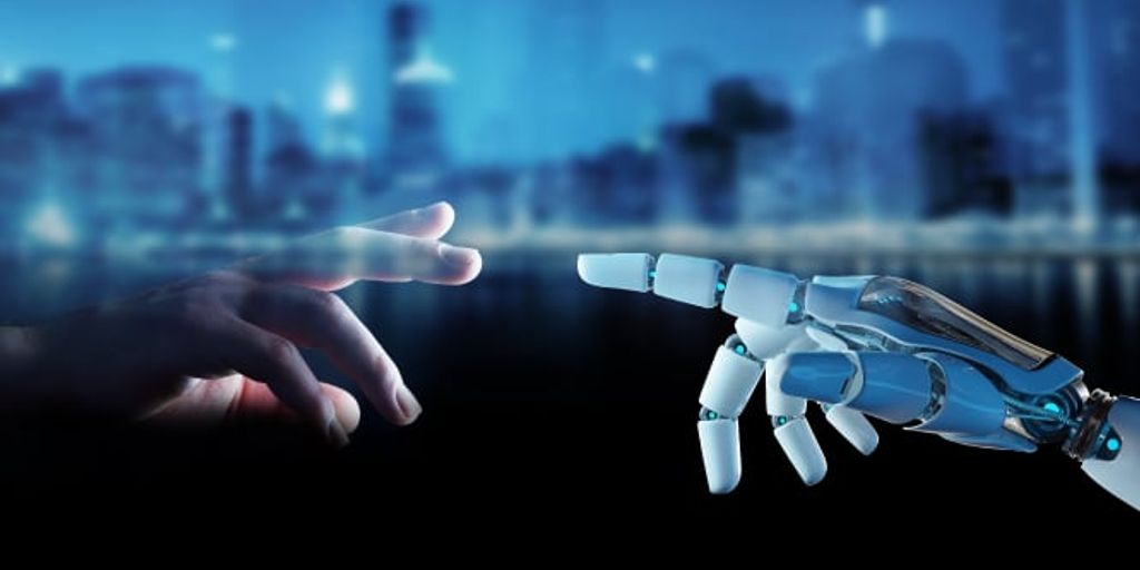 industrial automation technology futuristic factory