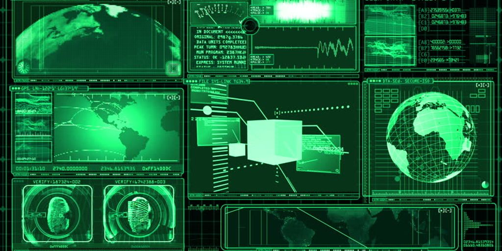 software testing concept with people analyzing data on computer screens in a modern office