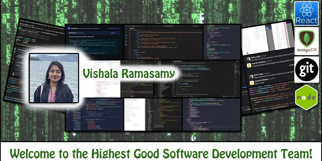 software development team discussing over computer in office