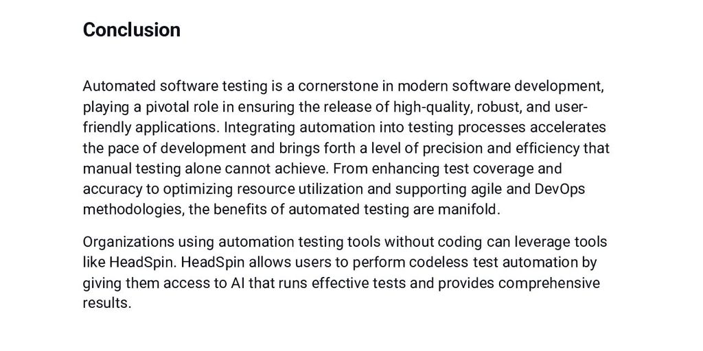 automated software testing